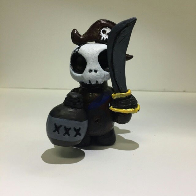 Captain Skull Beard - Pirate - Skull Pals - skull toys